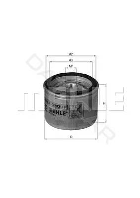Воздушный фильтр KNECHT/MAHLE LC3