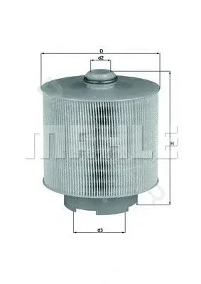 Воздушный фильтр KNECHT/MAHLE LX1006/1D