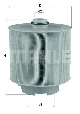 Воздушный фильтр KNECHT/MAHLE LX1006/2D
