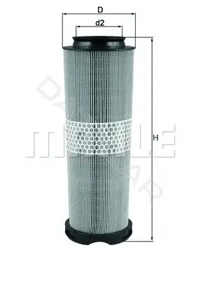 Воздушный фильтр KNECHT/MAHLE LX1020