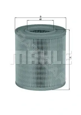 Воздушный фильтр KNECHT/MAHLE LX1253