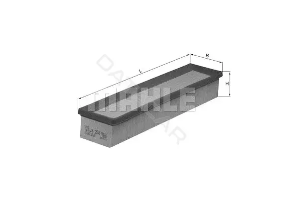 Воздушный фильтр KNECHT/MAHLE LX1258