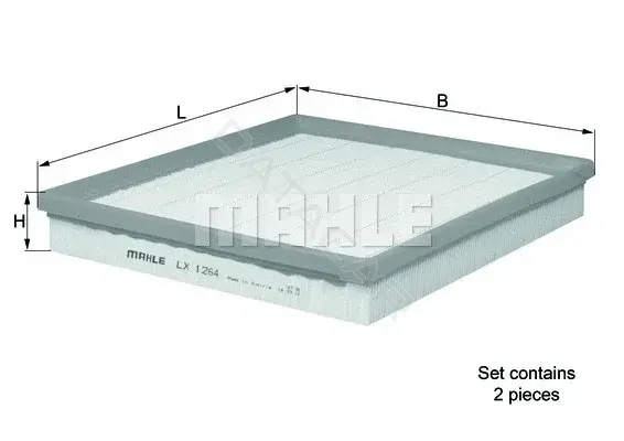 Воздушный фильтр KNECHT/MAHLE LX1264/S