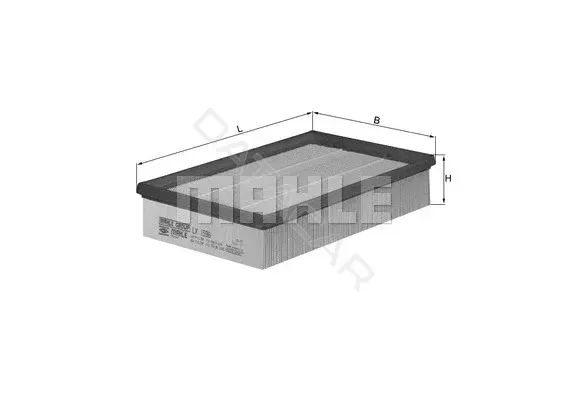 Воздушный фильтр KNECHT/MAHLE LX1596
