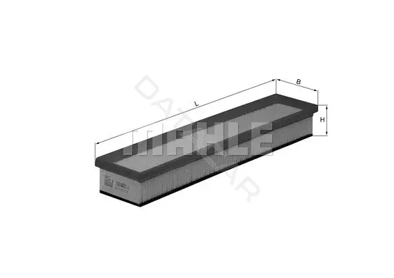Воздушный фильтр KNECHT/MAHLE LX1604