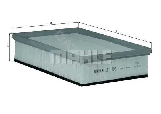 Воздушный фильтр KNECHT/MAHLE LX1706