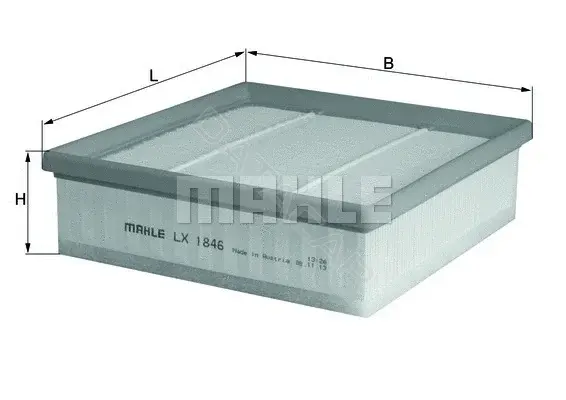 Воздушный фильтр KNECHT/MAHLE LX1846