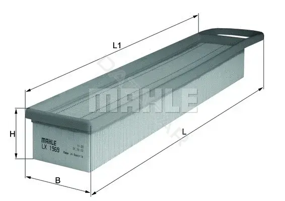 Воздушный фильтр KNECHT/MAHLE LX1969
