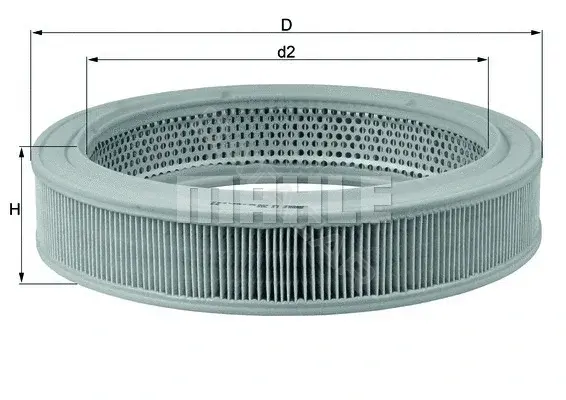 Воздушный фильтр KNECHT/MAHLE LX208