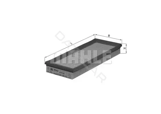 Воздушный фильтр KNECHT/MAHLE LX218