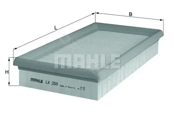 Воздушный фильтр KNECHT/MAHLE LX259