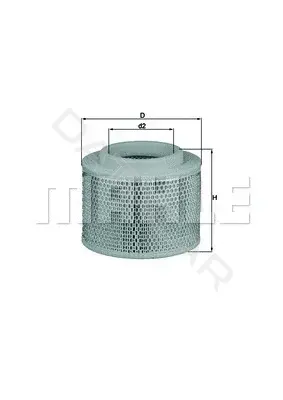 Воздушный фильтр KNECHT/MAHLE LX2808/1