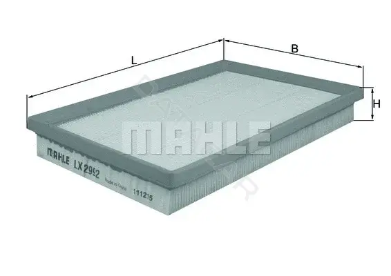 Воздушный фильтр KNECHT/MAHLE LX2992