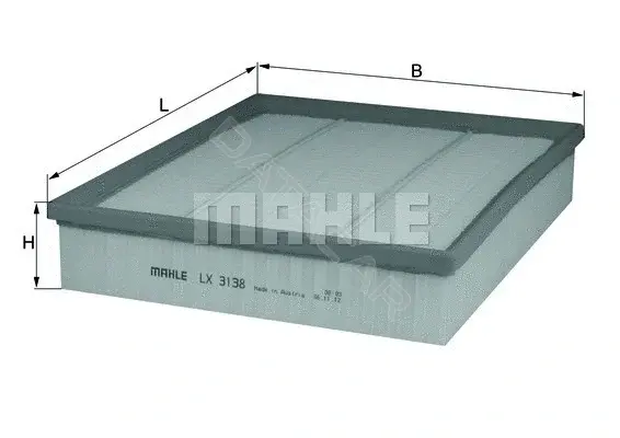 Воздушный фильтр KNECHT/MAHLE LX3138
