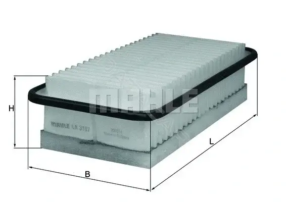 Воздушный фильтр KNECHT/MAHLE LX3187