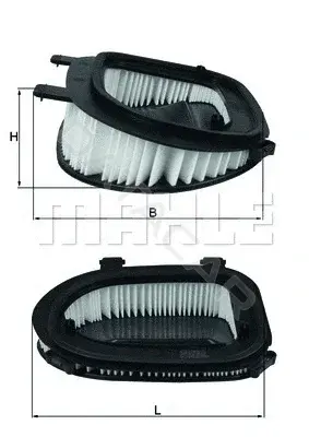 Воздушный фильтр KNECHT/MAHLE LX3541