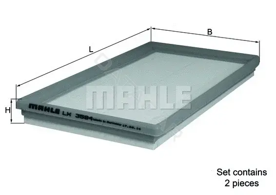 Воздушный фильтр KNECHT/MAHLE LX3594/S