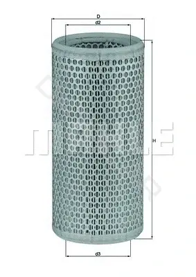 Воздушный фильтр KNECHT/MAHLE LX502