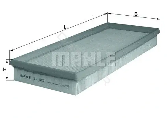 Воздушный фильтр KNECHT/MAHLE LX522
