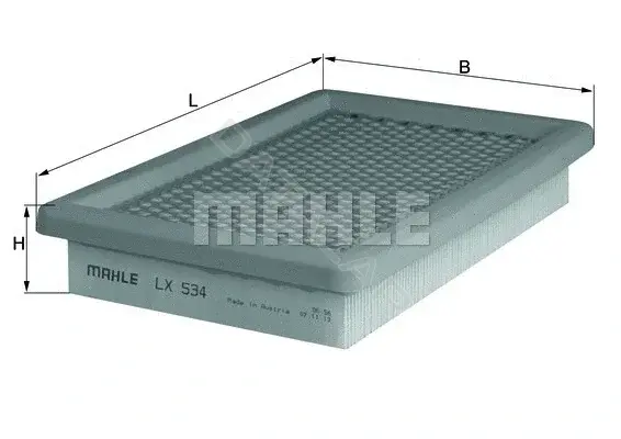 Воздушный фильтр KNECHT/MAHLE LX534