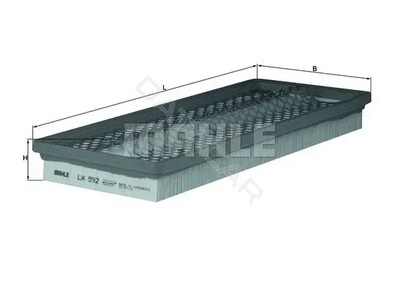 Воздушный фильтр KNECHT/MAHLE LX592