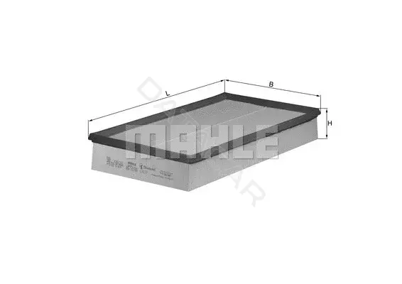 Воздушный фильтр KNECHT/MAHLE LX637