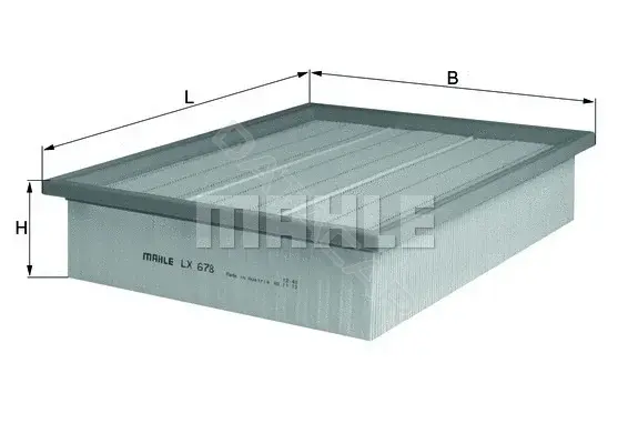 Воздушный фильтр KNECHT/MAHLE LX678