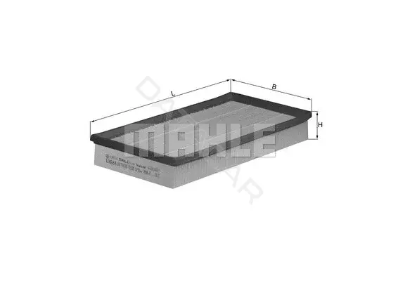 Воздушный фильтр KNECHT/MAHLE LX684