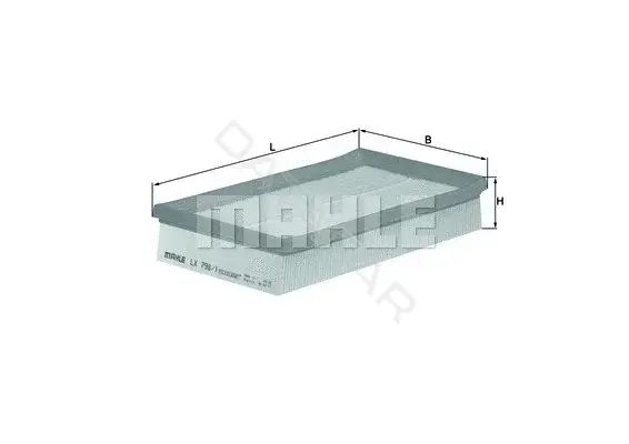 Воздушный фильтр KNECHT/MAHLE LX798/1