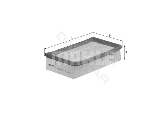 Воздушный фильтр KNECHT/MAHLE LX933/3