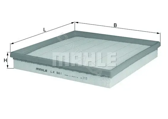 Воздушный фильтр KNECHT/MAHLE LX981