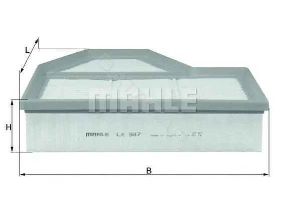 Воздушный фильтр KNECHT/MAHLE LX987