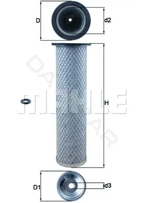Воздушный фильтр KNECHT/MAHLE LXS214
