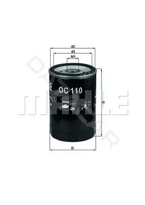 Масляный фильтр KNECHT/MAHLE OC110