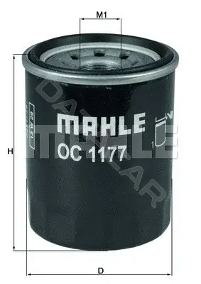 Масляный фильтр KNECHT/MAHLE OC1177