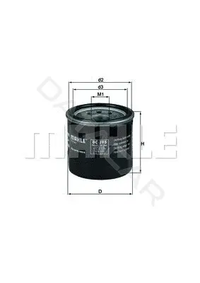 Масляный фильтр KNECHT/MAHLE OC195