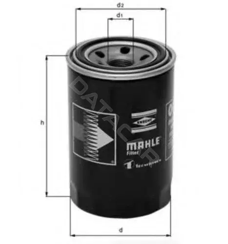 Масляный фильтр KNECHT/MAHLE OC217