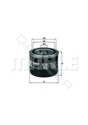 Масляный фильтр KNECHT/MAHLE OC230