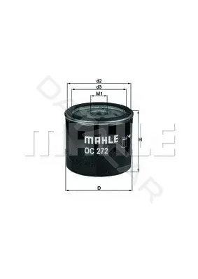 Масляный фильтр KNECHT/MAHLE OC272