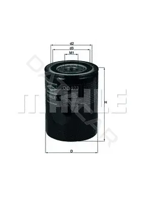 Масляный фильтр KNECHT/MAHLE OC273