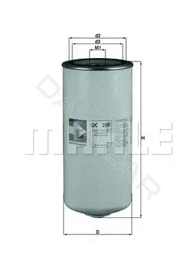 Масляный фильтр KNECHT/MAHLE OC289