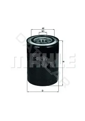 Масляный фильтр KNECHT/MAHLE OC297