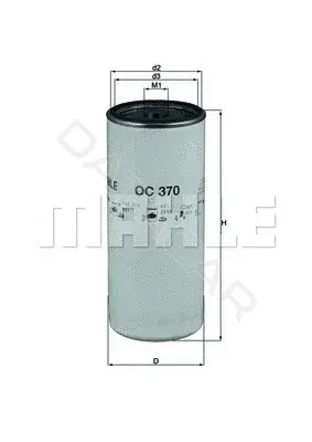 Масляный фильтр KNECHT/MAHLE OC370