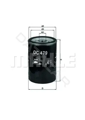 Масляный фильтр KNECHT/MAHLE OC479