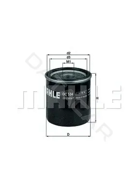 Масляный фильтр KNECHT/MAHLE OC534