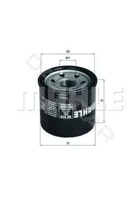 Масляный фильтр KNECHT/MAHLE OC574