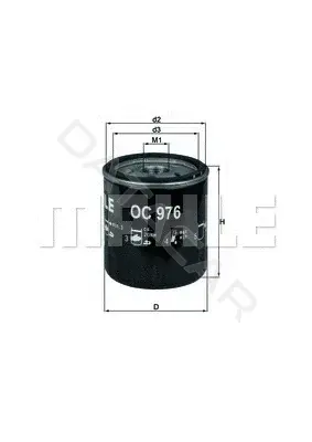 Масляный фильтр KNECHT/MAHLE OC976