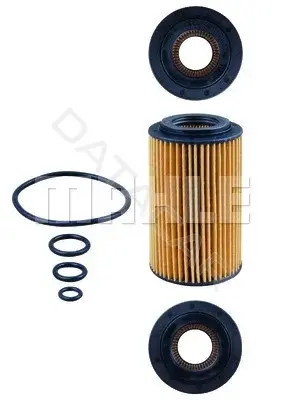 Масляный фильтр KNECHT/MAHLE OX153/7D