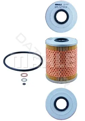Масляный фильтр KNECHT/MAHLE OX187D