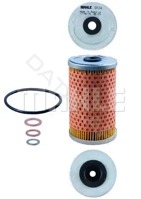 Масляный фильтр KNECHT/MAHLE OX34D